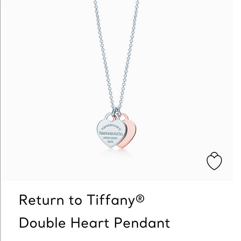 Return to Tiffany Double Heart Pendant